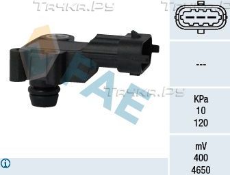 Датчик абсолютного давления (ДАД, MAP) FAE для Chevrolet Cruze I 2012-2015. Артикул 15099