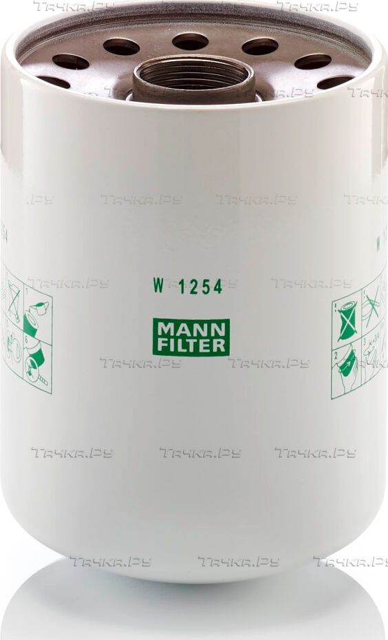 Масляный фильтр Mann-Filter. Артикул W 1254 x