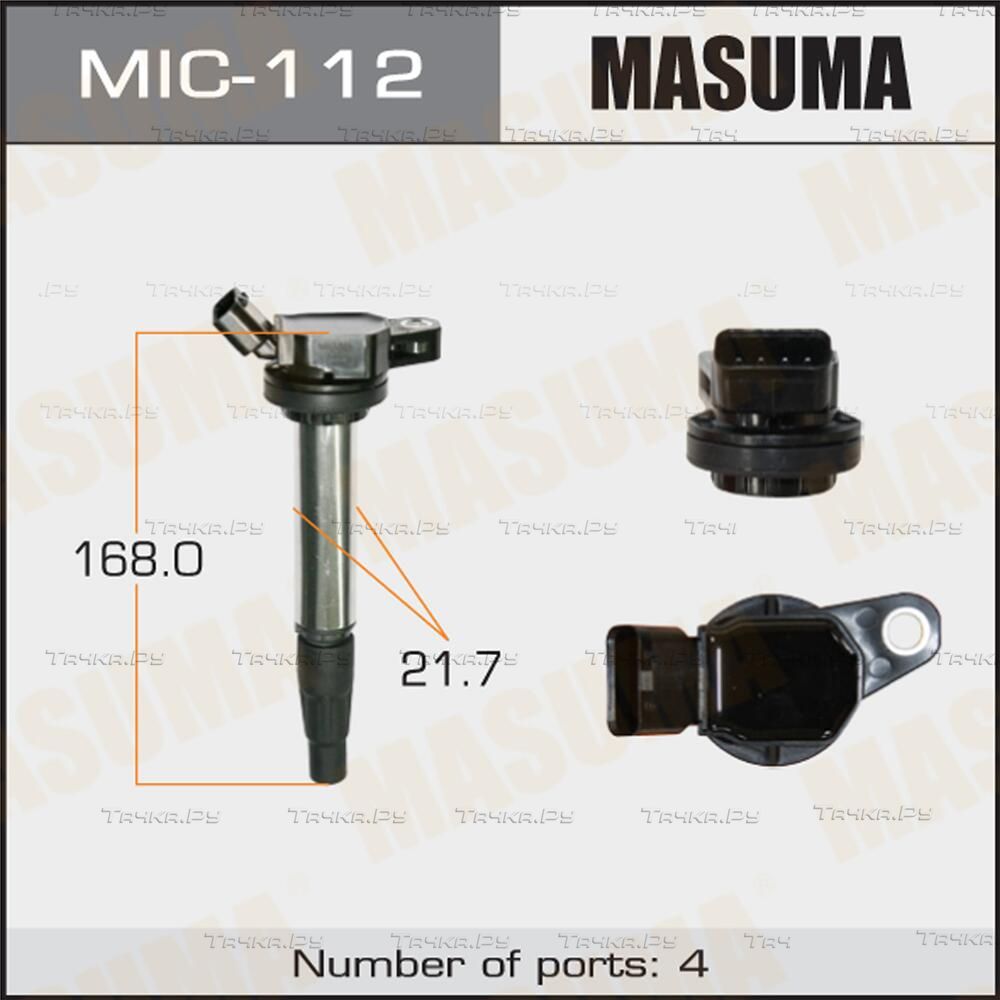 Катушка зажигания Masuma для Toyota Noah II (R70) 2007-2013. Артикул MIC-112