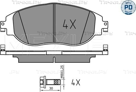 Тормозные колодки Meyle PD. Артикул 025 247 3821/PD
