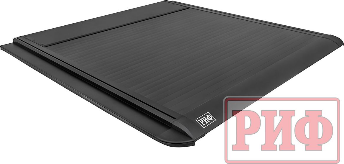 Крышка кузова РИФ роллета раздвижная с электроприводом 1650х1666 мм, алюминиевая для Changan Hunter Plus 2023-2026 Черная. Артикул ZE70B