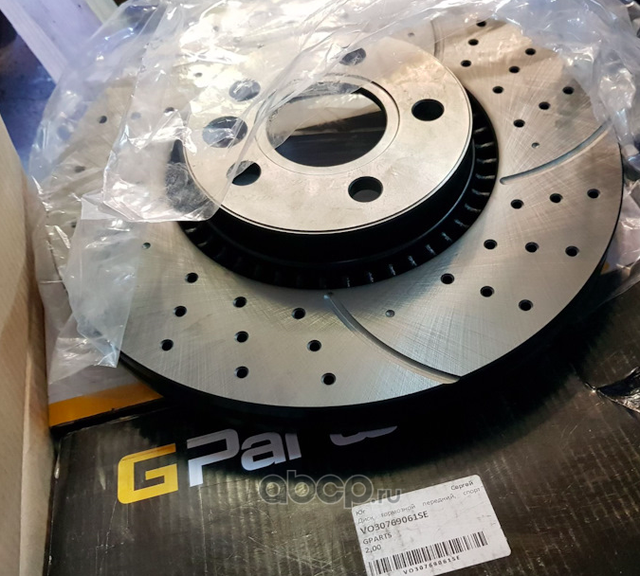 Диск тормозной передний (R165 ODIA 316mm) (Gparts). Артикул VO30769061SE