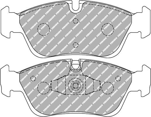Тормозные колодки FERODO RACING DS2500 для BMW 1 I (E81/E82/E87/E88) 2004-2011. Артикул FCP1751H