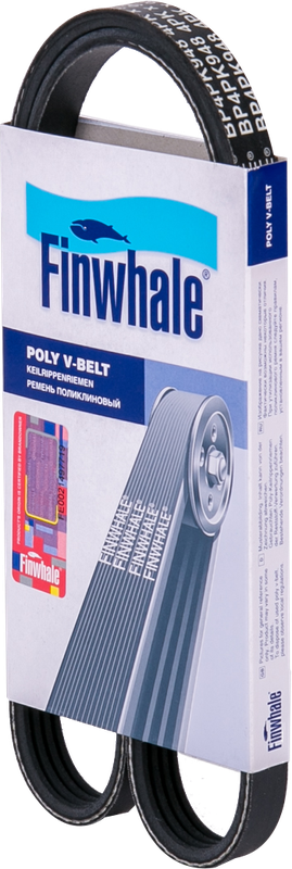 Приводной ремень поликлиновой Finwhale для Fiat Punto I 1994-2000. Артикул BP4PK948