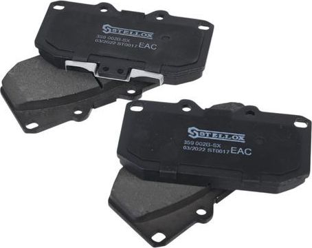 Тормозные колодки Stellox передние для Subaru Impreza I 1998-2000. Артикул 359 002B-SX