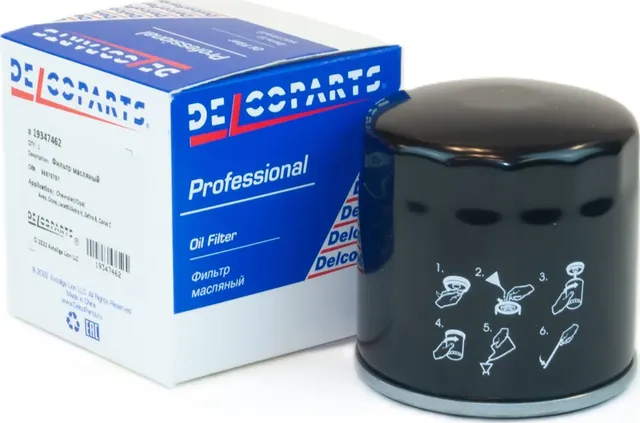 Фильтр масляный (Delcoparts). Артикул 19347462
