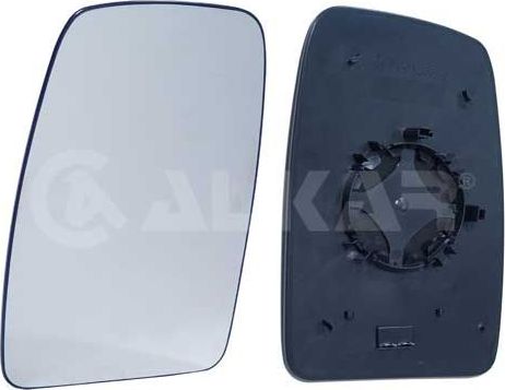 Зеркальное стекло бокового зеркала Alkar левое для Renault Master III 2010-2026. Артикул 6401755