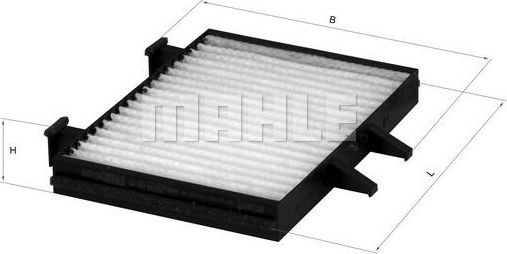 Салонный фильтр Mahle-Knecht. Артикул LA 451