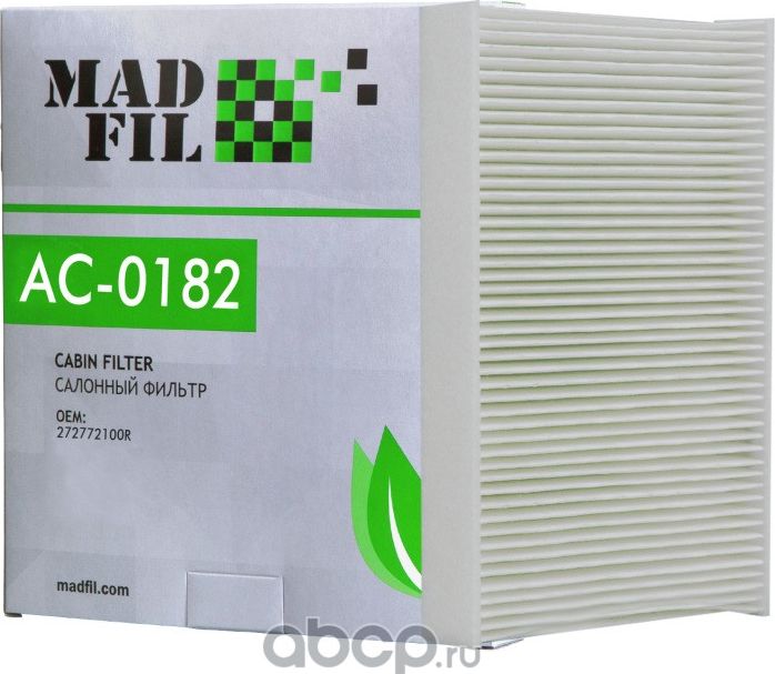 Фильтр салона (Madfil). Артикул AC0182