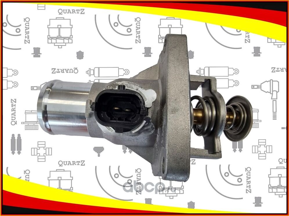 Термостат в сборе (алюминий) (Quartz). Артикул QZ96984104