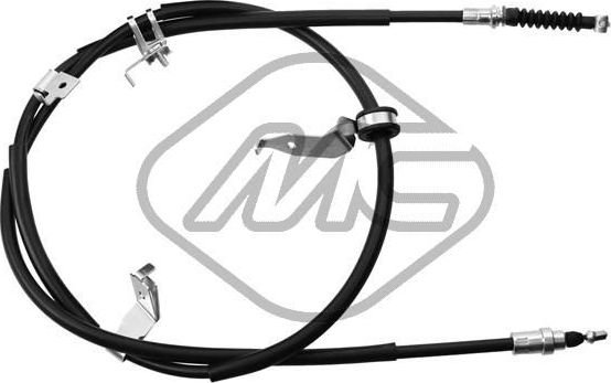 Трос ручника (тросик ручного тормоза) Metalcaucho левый для Mazda 5 II (CW) 2010-2015. Артикул 82230