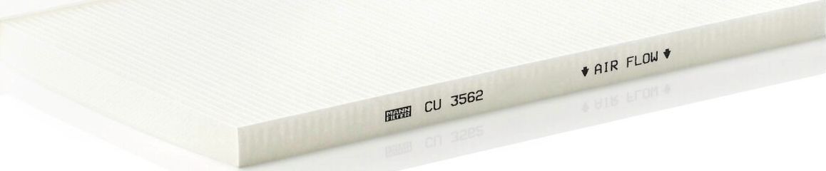 Салонный фильтр Mann-Filter. Артикул CU 3562