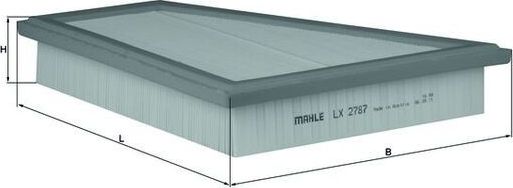 Воздушный фильтр Mahle-Knecht. Артикул LX 2787