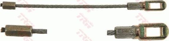 Трос ручника (тросик ручного тормоза) TRW правый/левый для Chevrolet Vectra II 1998-2002. Артикул GCH2107