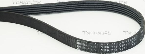 Приводной ремень поликлиновой ContiTech. Артикул 5PK775 ELAST