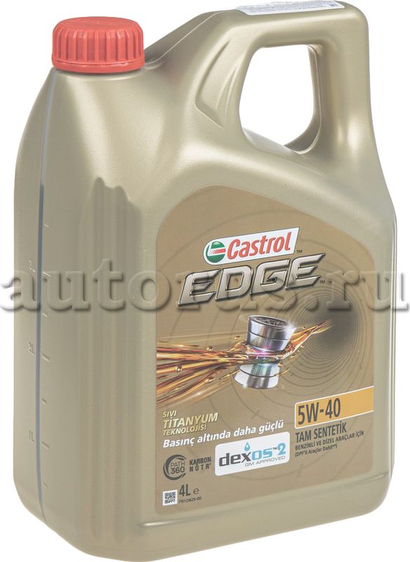Castrol 5W40 (4L) EDGE С3_масло мотор.!/ACEA C3, API SN/CF, VW 505.01/505.00, MB. Артикул 15EAFE