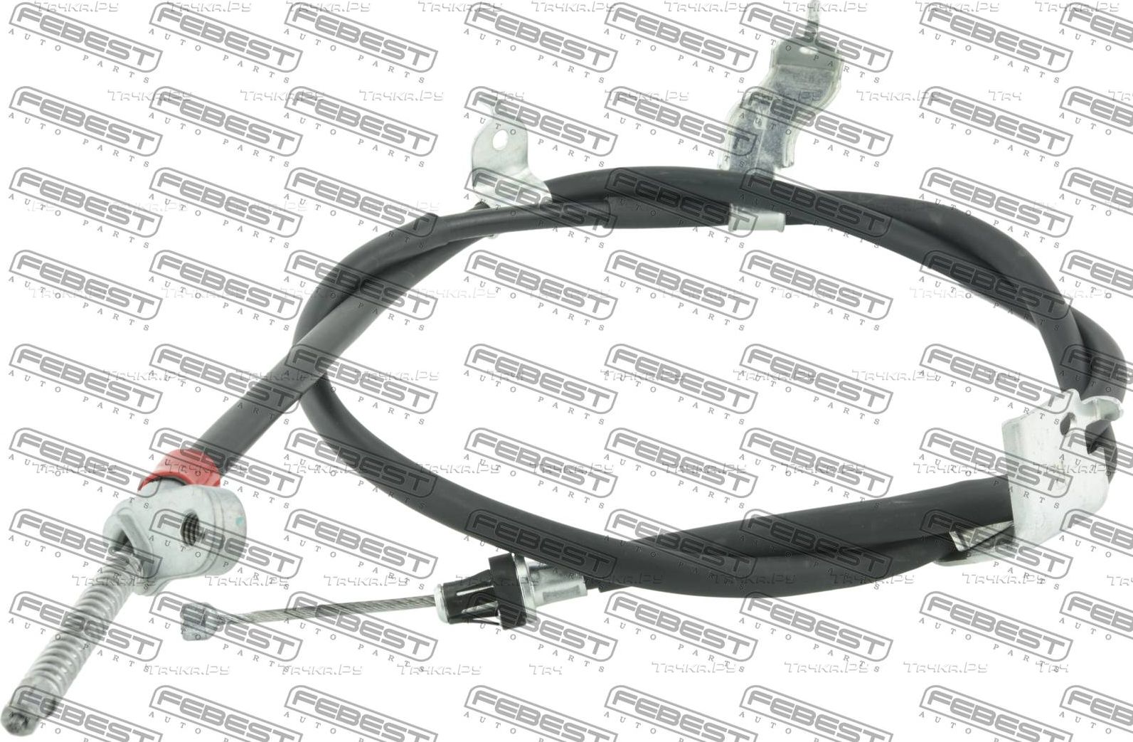 Трос ручника (тросик ручного тормоза) Febest. Артикул 0299-T31PCRH