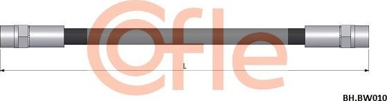 Тормозной шланг Cofle задний правый/левый для Volvo S70 1996-2000. Артикул 92.BH.BW010