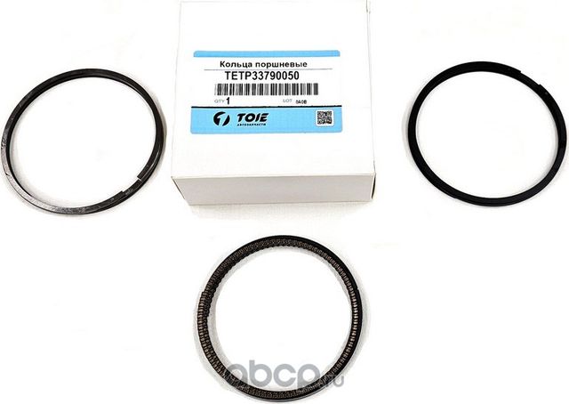 Кольца поршневые (комплект) STD LFX L3V LFD Mazda 3 Mazda 6 1,2*1,2*2,5 (Высокое (Toie). Артикул TETP33790050