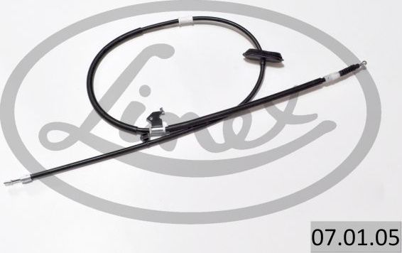 Трос ручника (тросик ручного тормоза) Linex. Артикул 07.01.05