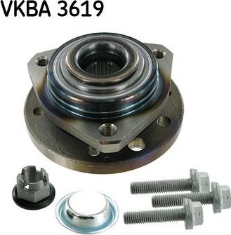 Ступичный подшипник (комплект) SKF передний для Saab 9-5 I 2002-2009. Артикул VKBA 3619