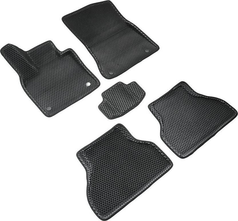 Коврики Seintex 3D EVA ромб для салона BMW X5 E70 2007-2013 ЧЕРНЫЕ. Артикул 316383