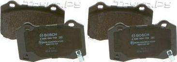 Тормозные колодки Bosch (Low-Metallic) задние для Tesla Model S I 2012-2026. Артикул 0 986 494 708