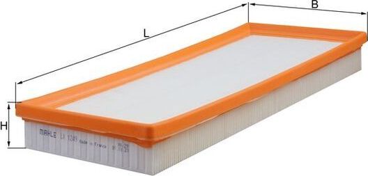 Воздушный фильтр Mahle. Артикул LX 1249