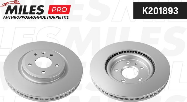 Тормозной диск Miles передний для Ford Explorer V 2010-2019. Артикул K201893