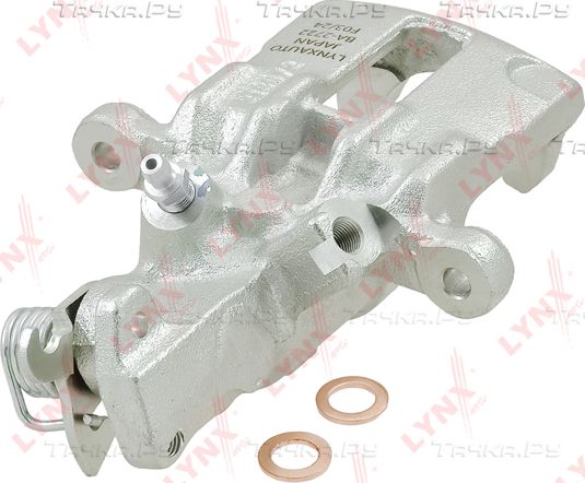 Тормозной суппорт LYNXauto задний правый для Nissan Almera N16 2000-2006. Артикул BA-2722
