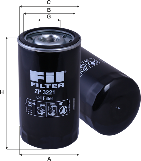 Масляный фильтр FIL Filter. Артикул ZP 3221