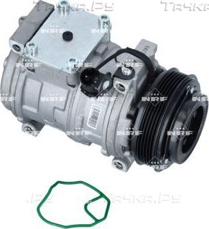 Компрессор кондиционера NRF EASY FIT для BMW 5 III (E34) 1987-1996. Артикул 32048