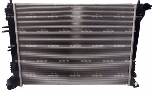 Радиатор охлаждения двигателя NRF (алюминий). Артикул 550142