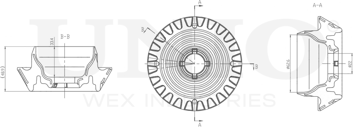 Опора амортизационной стойки (Unio). Артикул RMP-13047