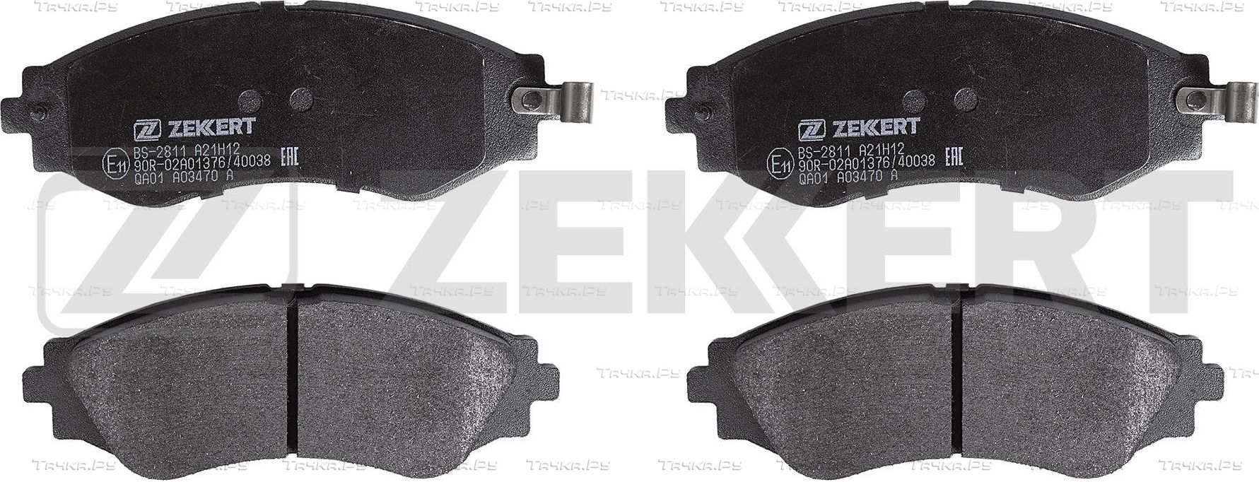 Тормозные колодки Zekkert передние для Chevrolet Nubira 2005-2011. Артикул BS-2811