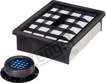 Filtr powietrza (komplet uszczelek, separator) SCANIA 4, P,G,R,T DC16. Hengst. Артикул EAS770M D359-2