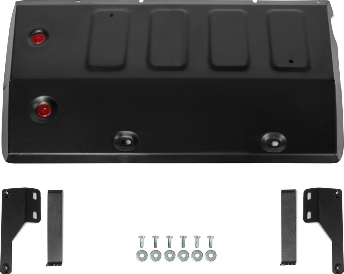 Защита АвтоБРОНЯ для топливного бака Skoda Karoq FWD 2020-2026. Артикул 111.05126.1