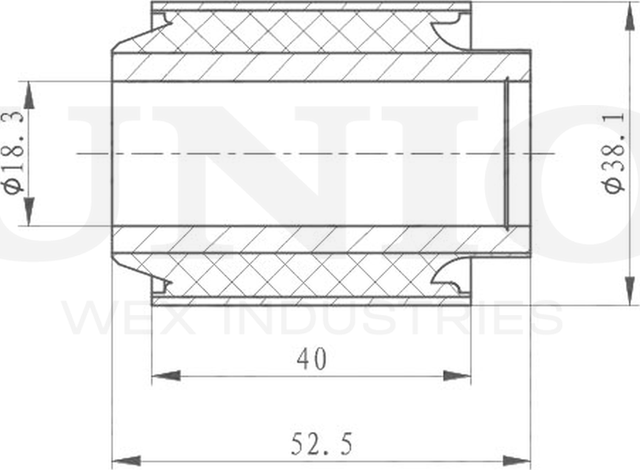 Сайлентблок рычага подвески (Unio). Артикул RMP-20362