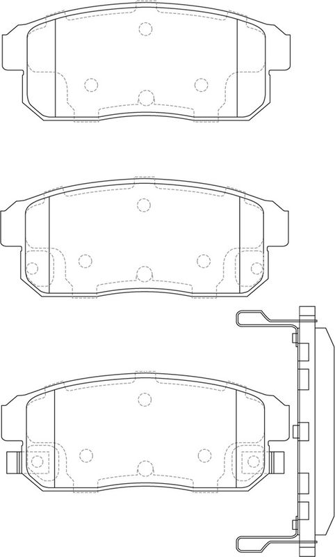 Тормозные колодки NiBK. Артикул PN9800