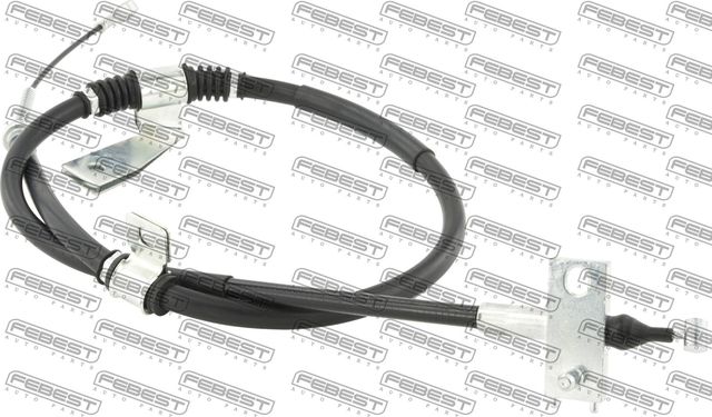 Трос ручника (тросик ручного тормоза) Febest. Артикул 14100-KYR05LH