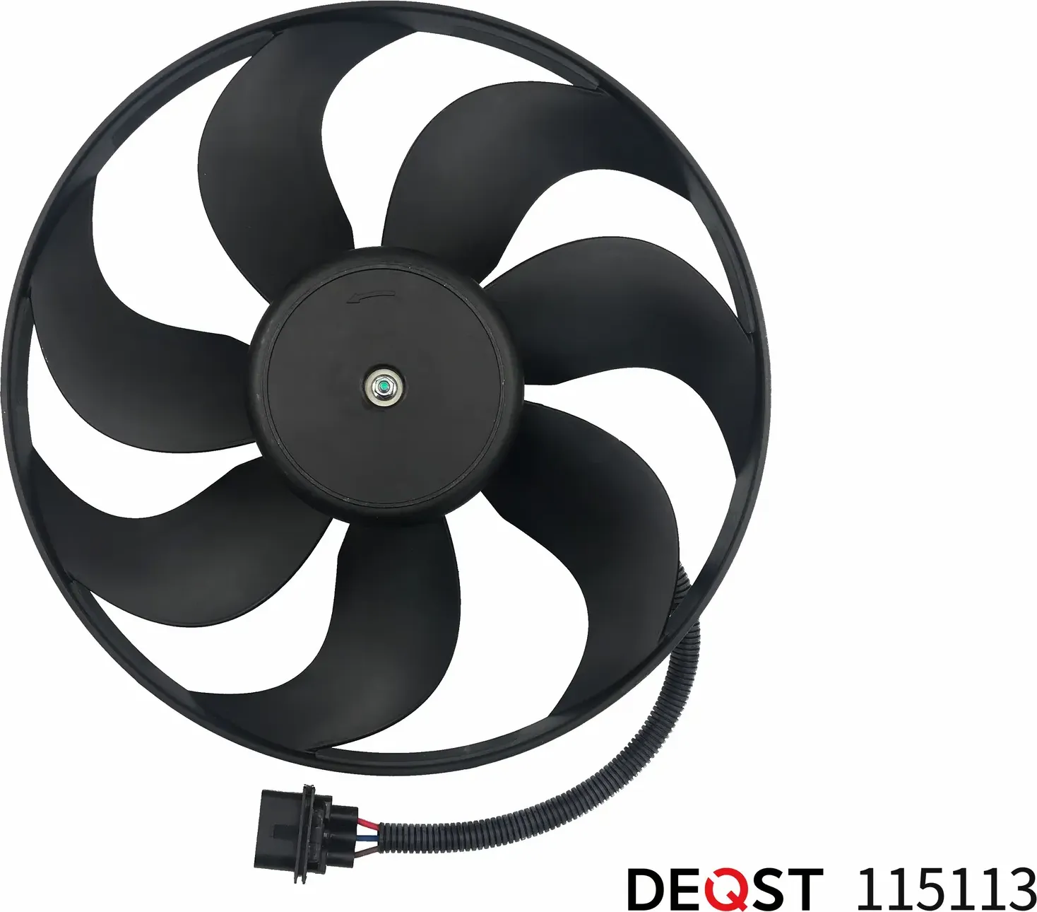 Вентилятор радиатора двигателя SKODA ОСТАVIA (1U2) 09.96-09.10 (Deqst). Артикул 115113