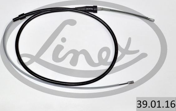 Трос ручника (тросик ручного тормоза) Linex. Артикул 39.01.16