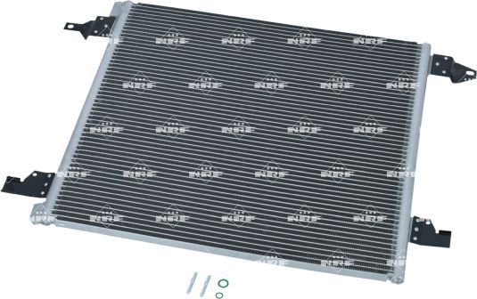 Радиатор кондиционера (конденсатор) NRF (алюминий). Артикул 35702