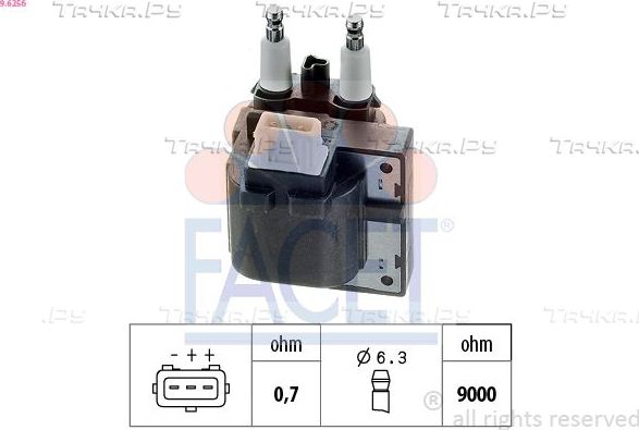 Катушка зажигания Facet Made in Italy - OE Equivalent для Renault Laguna I 1995-2001. Артикул 9.6256