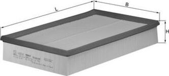 Воздушный фильтр Mahle-Knecht. Артикул LX 700