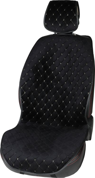 Накидки Seintex на передний ряд Велюр размер M (шов красный). Артикул 97635