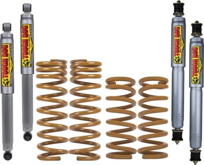 Лифт-комплект Tough Dog усиленной подвески для Toyota Land Cruiser 80 1988-1998, лифт 50 мм, нагрузка - 500 кг постоянно. Артикул TD-105/80-HVFC