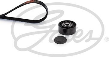 Приводной ремень поликлиновой с роликами (комплект) Gates Micro-V® Kit UNIQUE FIT. Артикул K016PK1090XS