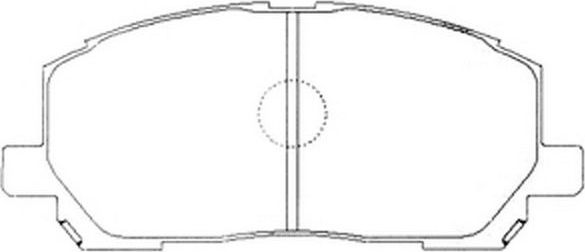 Тормозные колодки FIT передние для Lexus RX I 2000-2003. Артикул FP0884
