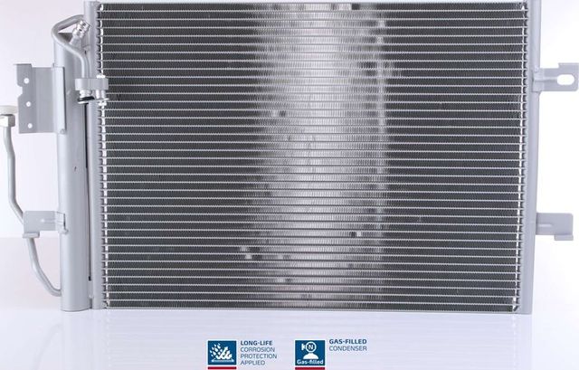 Радиатор кондиционера (конденсатор) Nissens (алюминий) для Mercedes-Benz A-Класс I (W168) 1997-2000. Артикул 94373